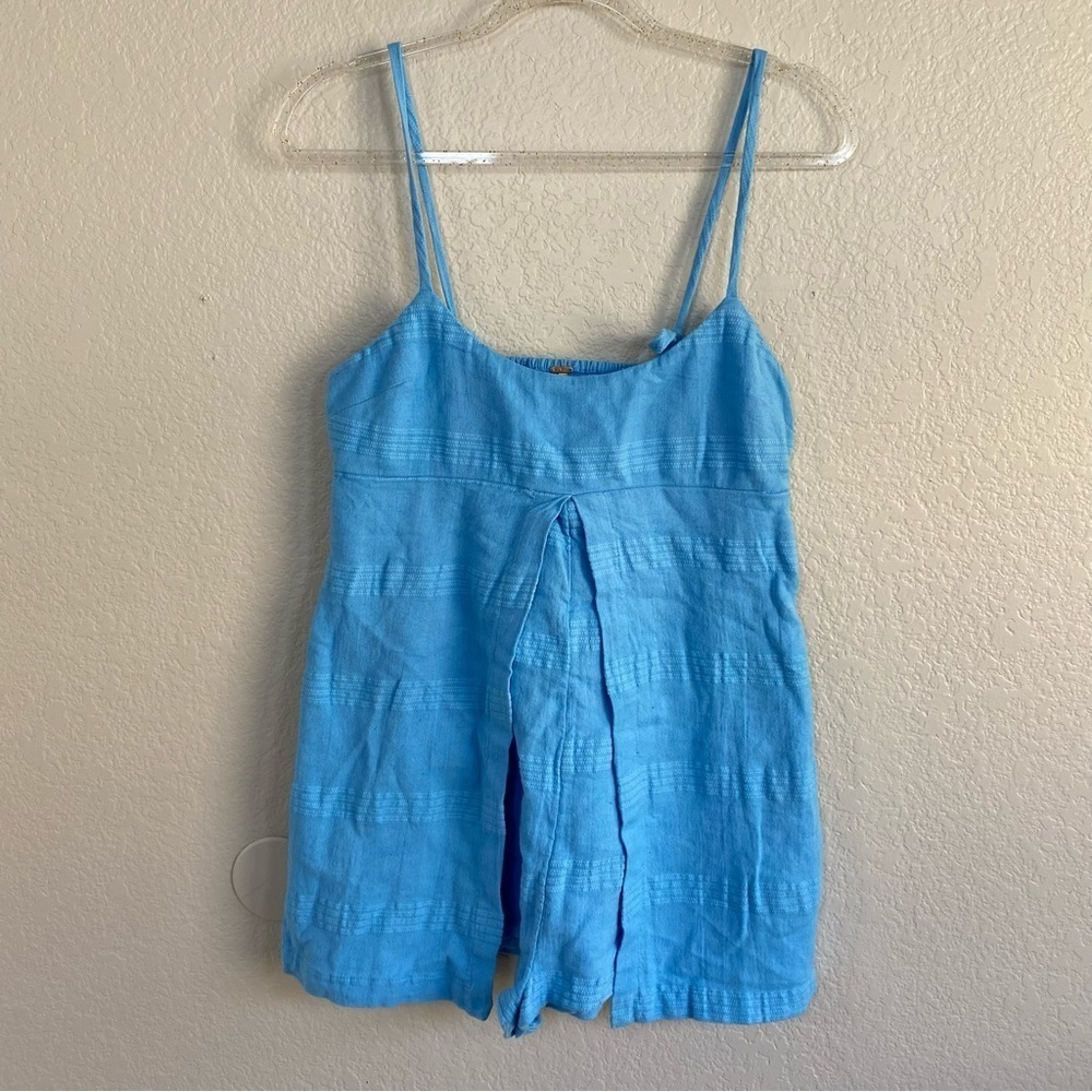 NWOT Free People Blue Romper